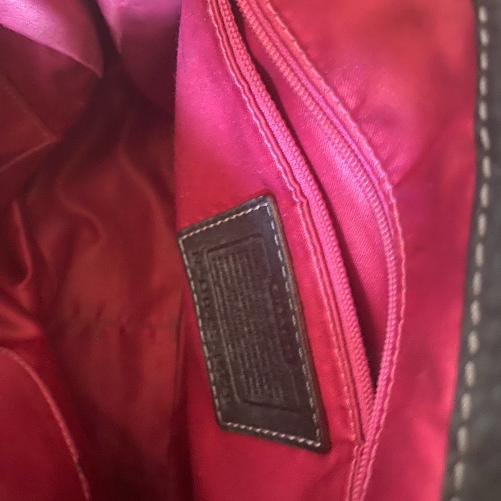 Vintage Leather Coach Hobo Bag - Picture 12 of 13
